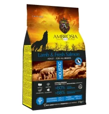 AMBROSIA Adult All Breeds (Ягненок, лосось), 2 кг