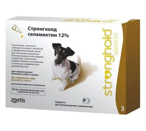 Zoetis Стронгхолд 12% 0,5 мл