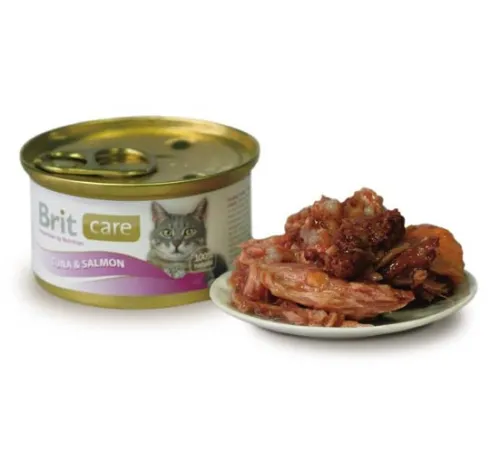 Брит Кеа Cat Tuna & Salmon 80 г
