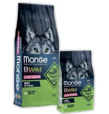 Monge Dog BWild Low Grain Adult All Breeds (Дикий кабан) 2,5 кг
