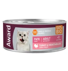 Award Cat Паштет (Индейка с овощами), 100 г