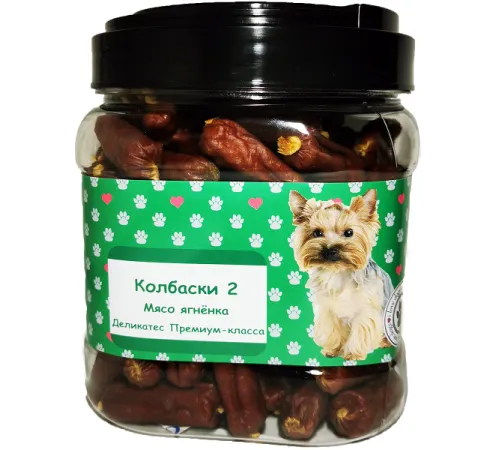 O'dog Колбаски 2 - мясо ягнёнка 750 г