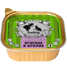 ZooRing Паштет Ягненок и кролик для кошек, 100 г х 16 шт