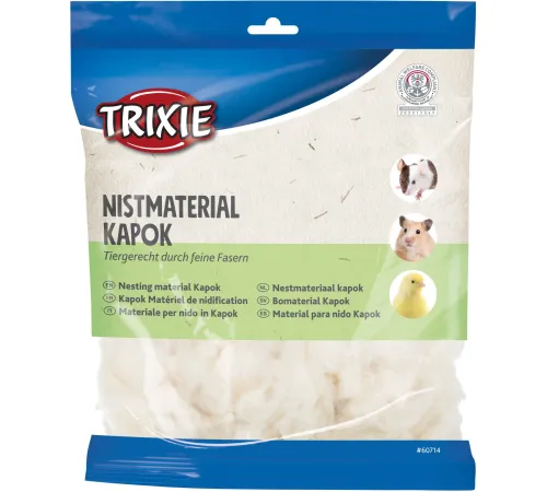 Trixie Материал для гнёзд и домиков, капок (Кремовый), 100 г