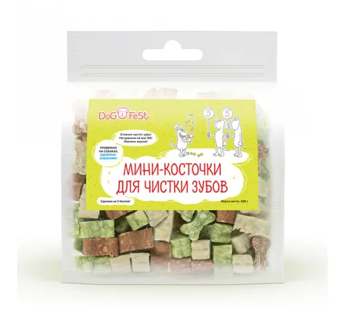 Dog Fest Мини-косточки для чистки зубов 500 г