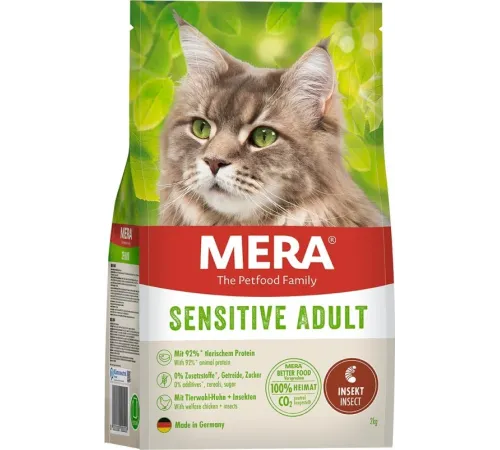 Mera Cats Sensitive (Курица, насекомые), 400 г