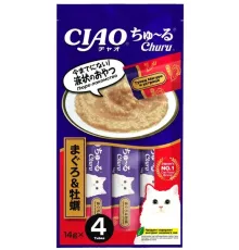 INABA CIAO Churu Тунец с устрицами, 14 г х 4 шт (уп)
