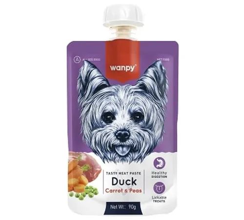 Wanpy Dog Мясное пюре из утки, 90 г