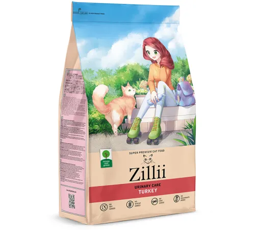 ZILLII Urinary Care Cat (Индейка), 400 г