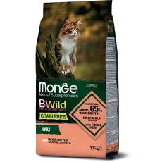 Monge Cat Bwild Grain Free Adult (Лосось) 1,5 кг