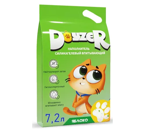 Doyzer Наполнитель силикагелевый (яблоко), 7,2 л