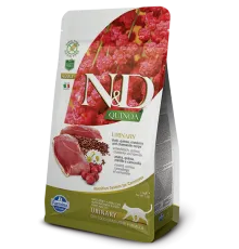 Farmina N&D GF Quinoa Urinary Cat (Утка и клюква), 300 г