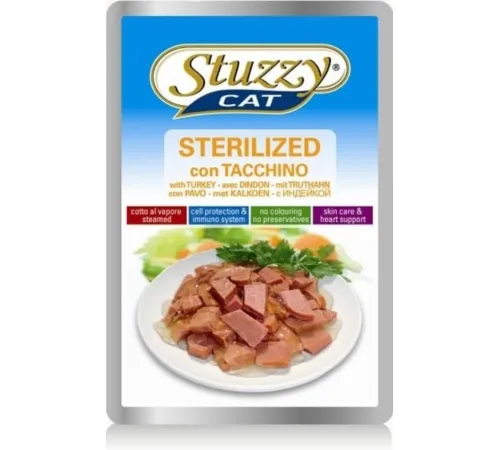 Stuzzy Cat Пауч для стерилизованных кошек (индейка), 100 г
