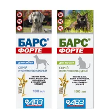 Агроветзащита Барс ФОРТЕ спрей 100 мл / для кошек