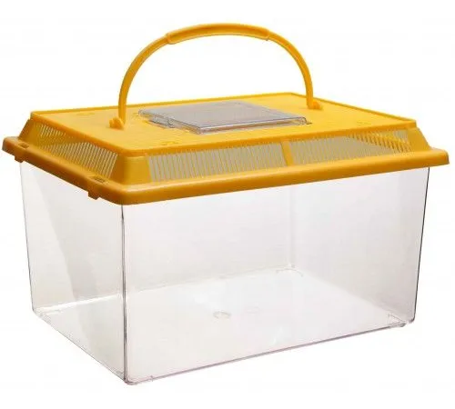 Barbus Переноска-аквариум BOX с пластиковой крышкой, 13,5х9,5х9,5 см