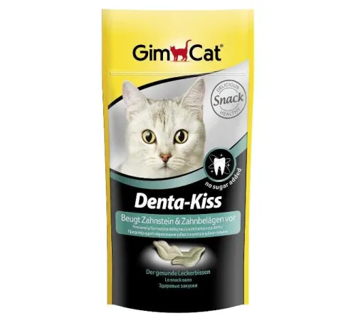 Gimcat Лакомство Дента-Кисс для очистки зубов 40 г