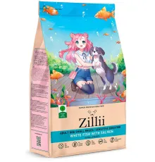 ZILLII Adult Dog Small Breed Sensitive Digestion (Белая рыба, лосось), 800 г