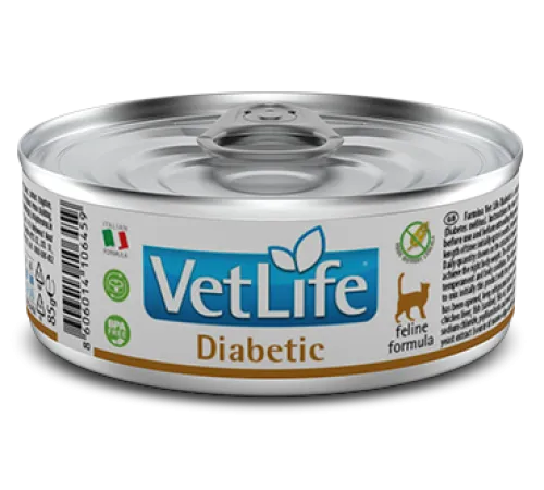 Farmina Vet Life Natural Diet Cat Diabetic, 85 г