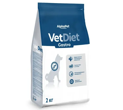 AlphaPet Vet Diet Dog Gastro, 2 кг
