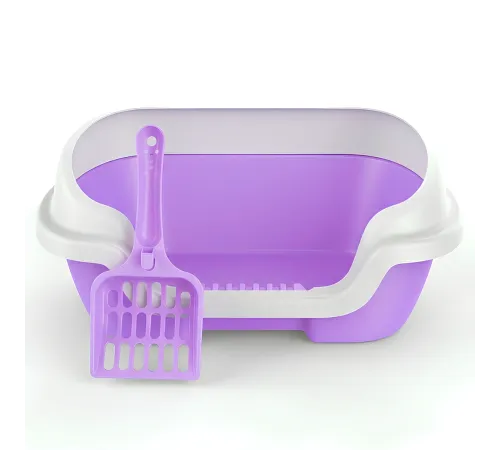 HaisenPet Лоток для кошек 40, 40 см х 30 см х 11,5 см