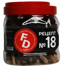 For Dogs Рецепт №18 - Филе страуса на палочке из воловьей кожи, 500 г