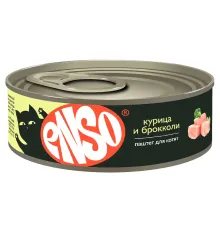 ENSO Консервы для котят (Курица, брокколи), 100 г