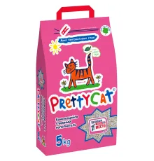 PrettyCat Наполнитель бентонитовый Euro Mix (Алоэ), 5 кг