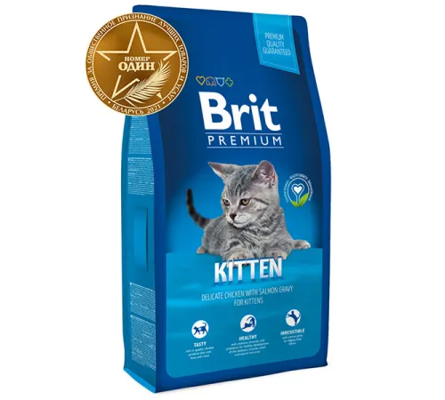 Brit Premium Cat Kitten (Курица) 1,5 кг