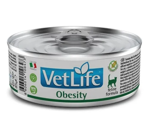 Farmina Vet Life Natural Diet Cat Obesity, 85 г