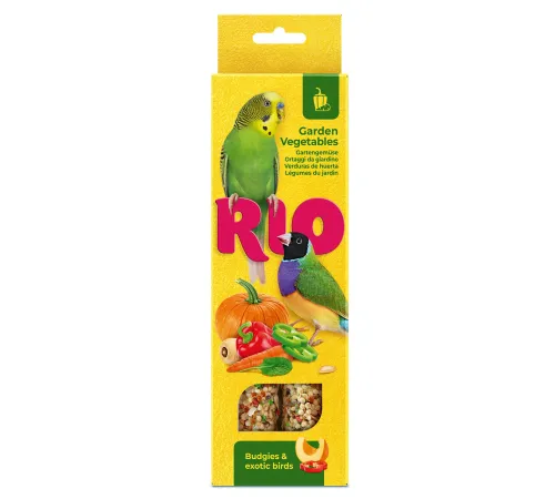 RIO Sticks для волнистых попугайчиков и экзотов (Садовые овощи), 40 г х 2 шт