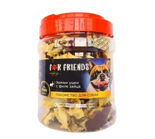 For Friends Заячьи ушки с филе зайца 500 г