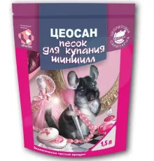 Цеосан Песок для купания шиншилл, 1,5 л
