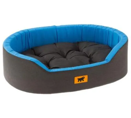 Ferplast Лежанка DANDY 45, черный/синий, 45х35х13 см