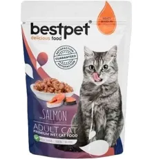 Bestpet Adult Cat (Лосось в желе), 85 г