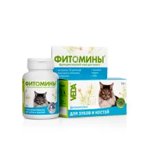 VEDA Фитомины для зубов и костей кошек 100 таб