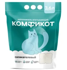 Комфикот Наполнитель силикагелевый, 3,6 л (1,42 кг)