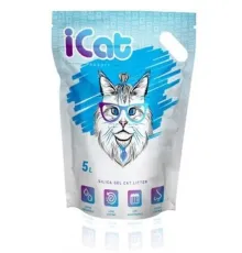 iCat Силикагелевый наполнитель Без запаха, 5 л