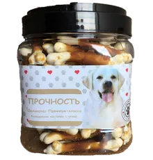 O'dog Прочность - Кальциевая косточка с уткой, 750 г