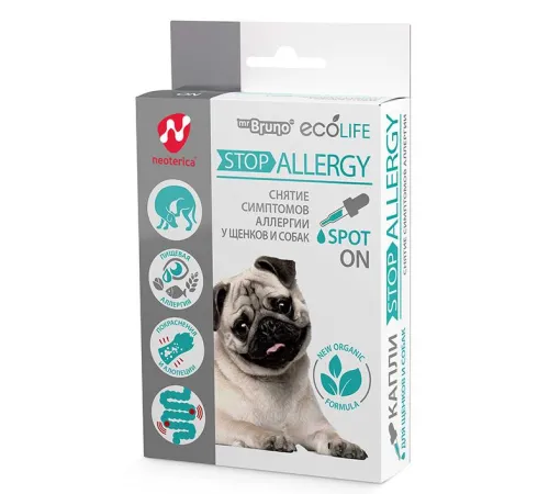Mr.Bruno Капли Stop Allergy для собак, 10 мл