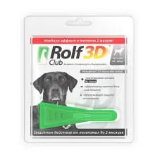 Экопром RolfClub 3D Капли для собак от 40 до 60 кг 4 мл