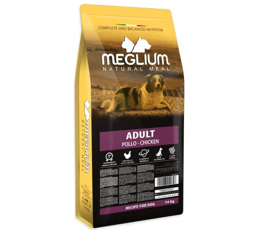 Meglium Dog Adult (Курица), 14 кг