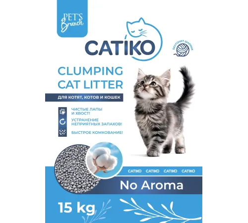 CATIKO Наполнитель COMFORT (Без аромата), 15 кг