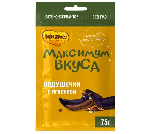 Мнямс Лакомство для собак Максимум вкуса (Ягненок), 75 г