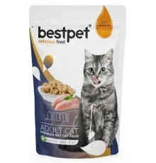 Bestpet Adult Cat (Курица в желе), 85 г