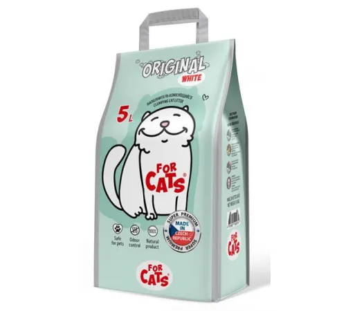 FOR CATS Наполнитель Original White 5 л