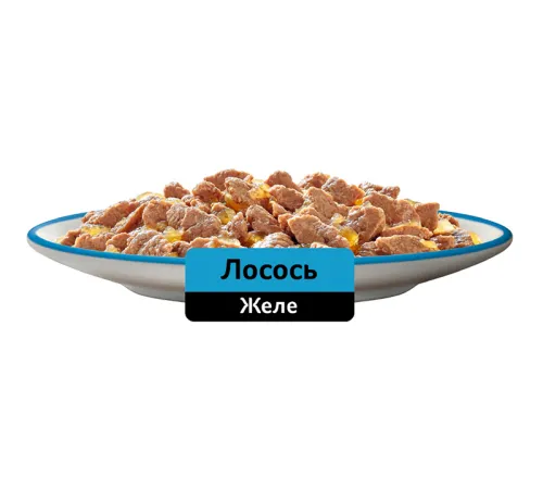 Whiskas желе с лососем 75 г х 28 шт (уп)