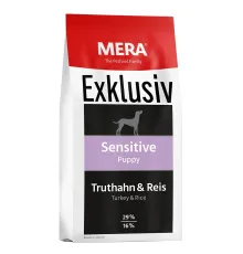 Mera Exklusiv Sensitive Puppy (Индейка, рис), 15 кг