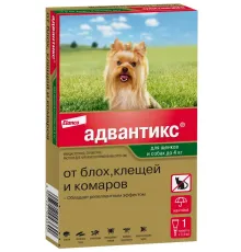 Elanco Адвантикс для собак до 4 кг, 1 пипетка