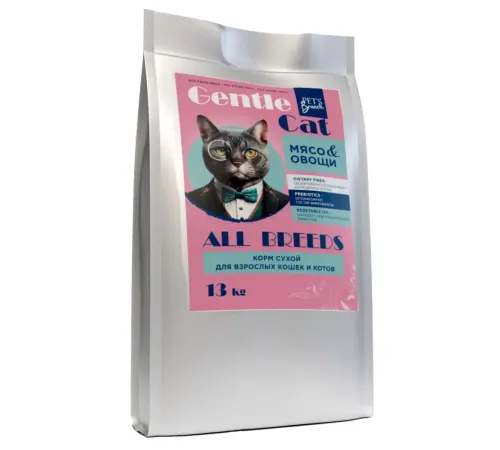 Pet's Brunch Gentle Cat (Мясо и овощи), 13 кг