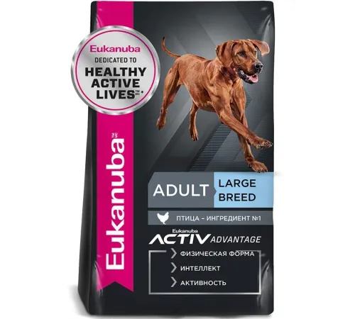 Eukanuba Adult Large Breed (Птица), 3 кг
